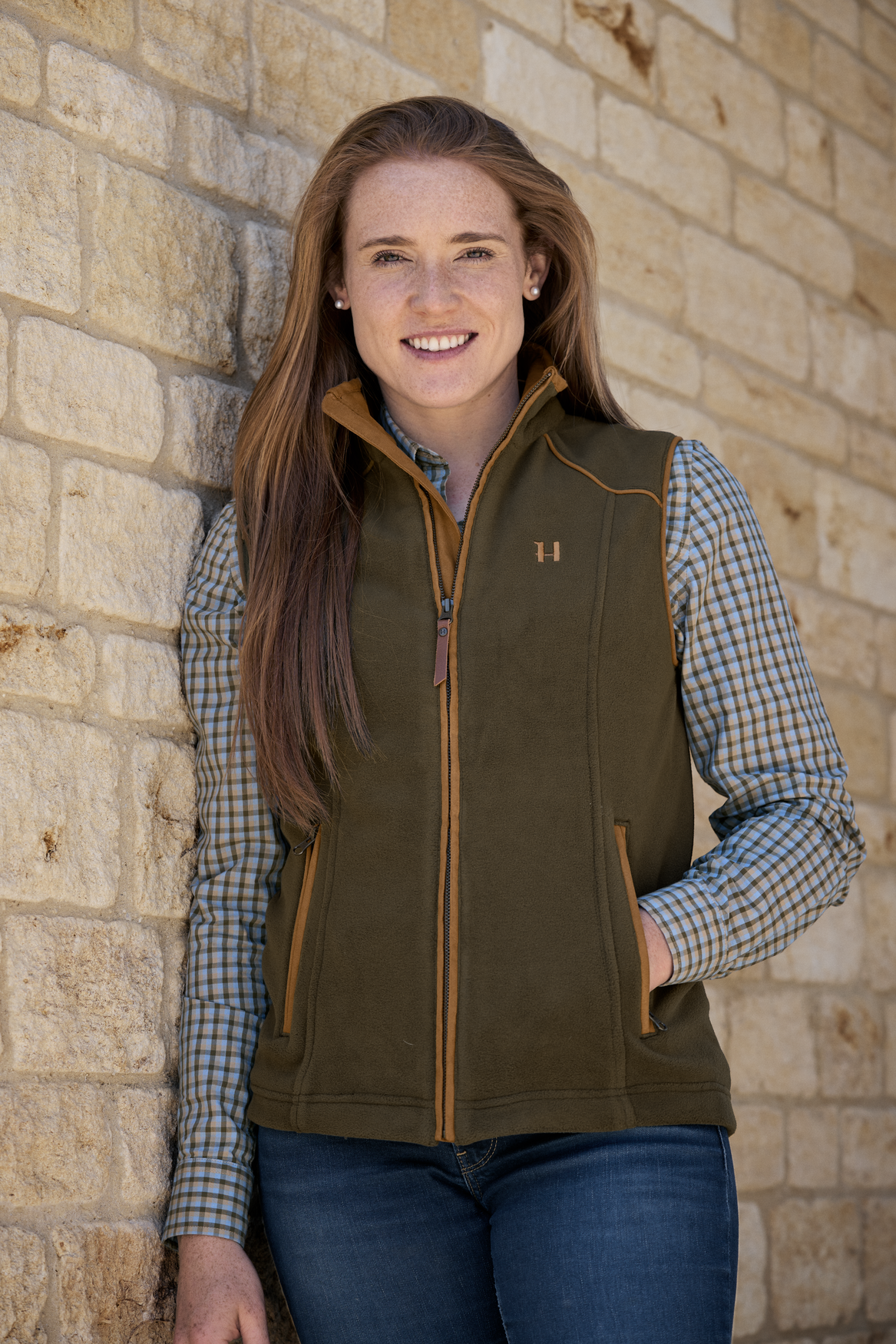 Vesta fleece dama