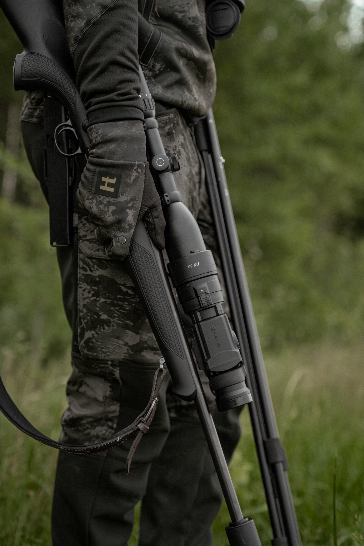 Pantaloni Härkila NOCTYX Camo Silent