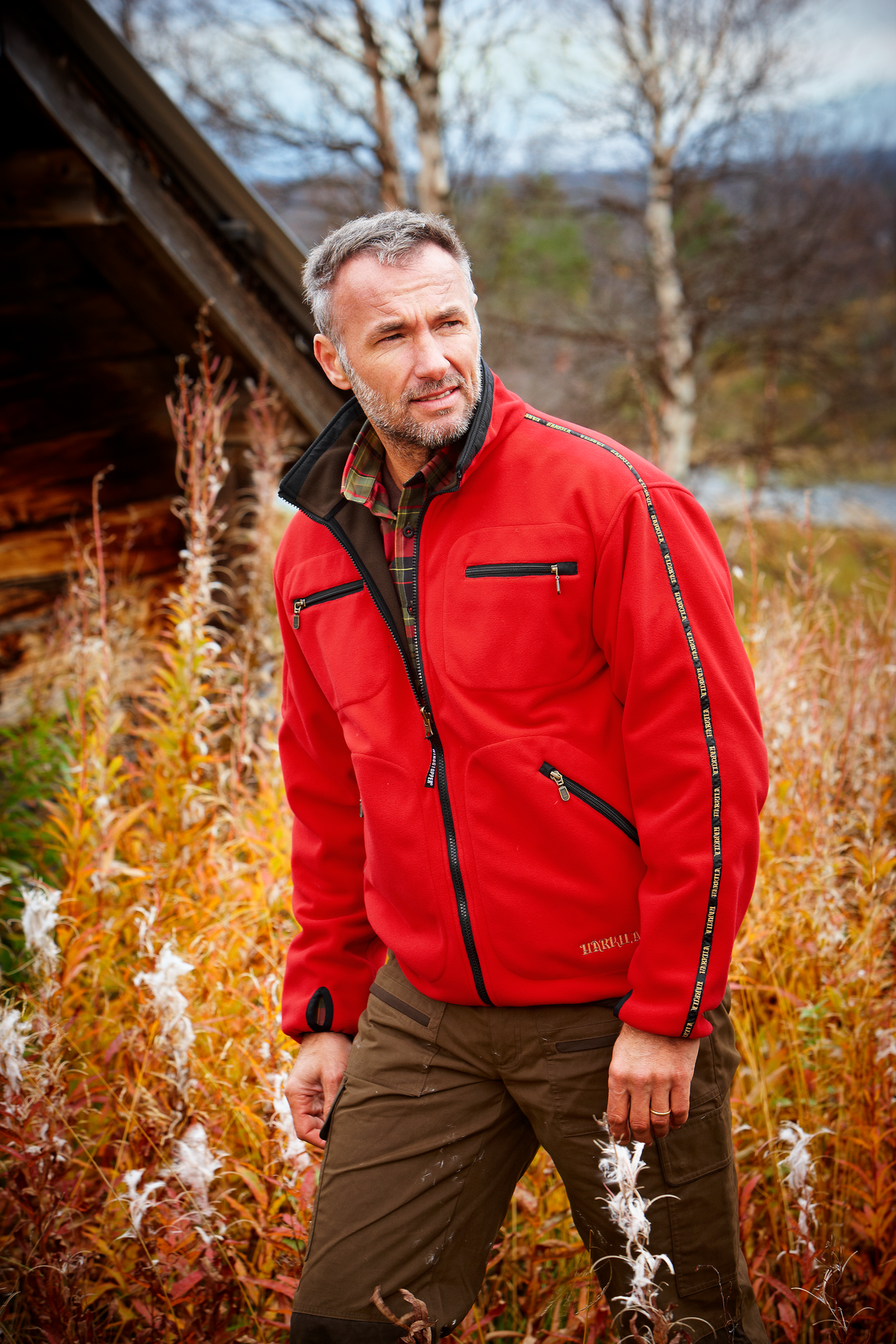 Jacheta fleece reversibilă spate