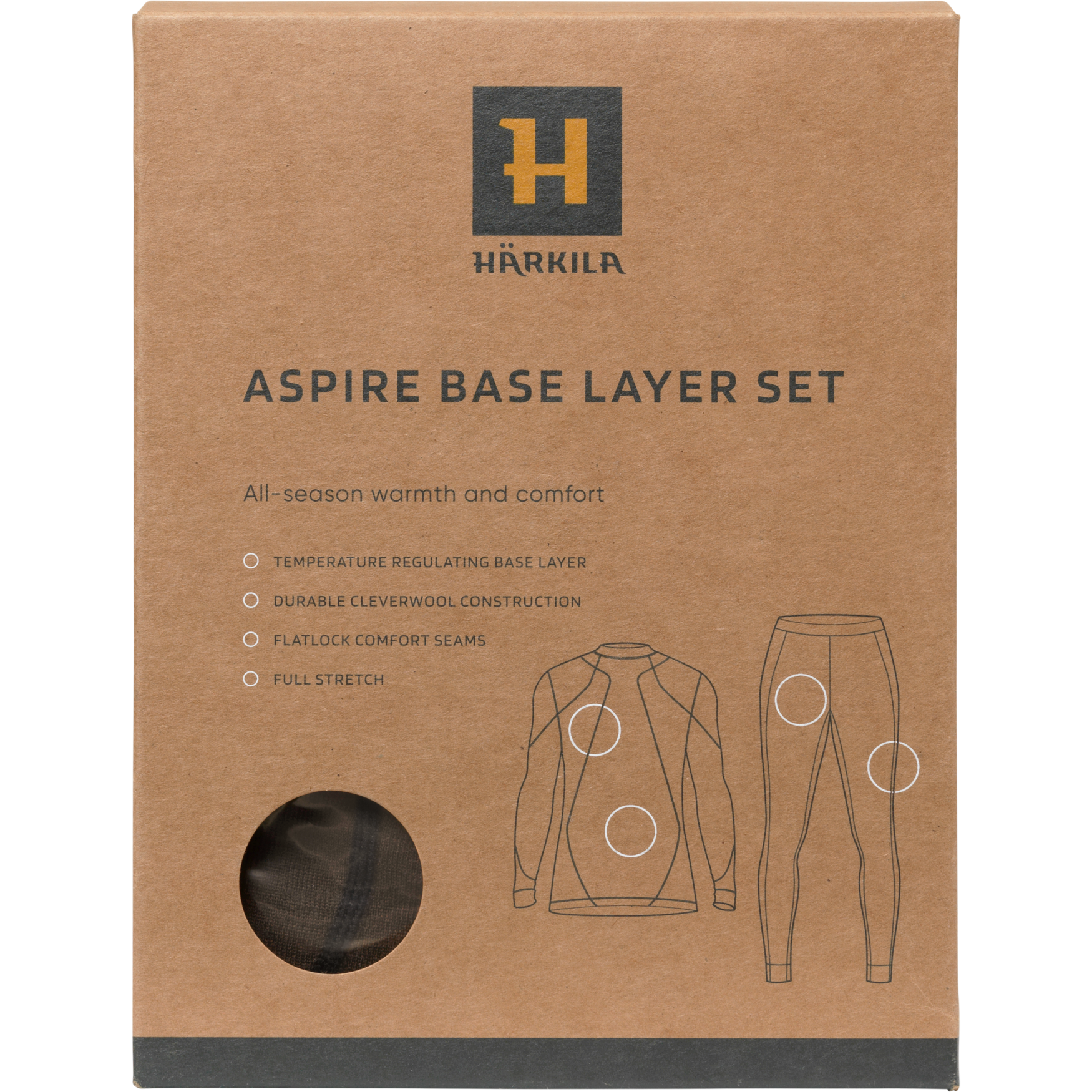 Set Aspire Base Layer Härkila - lână merino