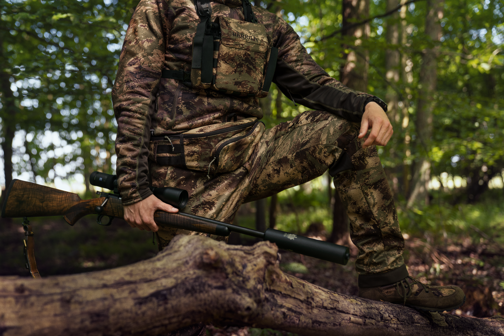 Pantaloni Deer Stalker camo light